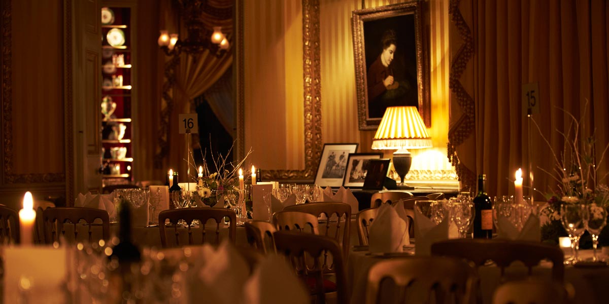 Gala Dinner Venue, The Yellow Drawing Room, Goodwood House, Prestigious Venues