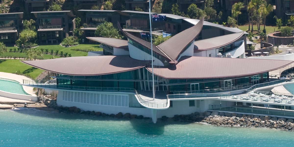 hamilton island yacht club roof material