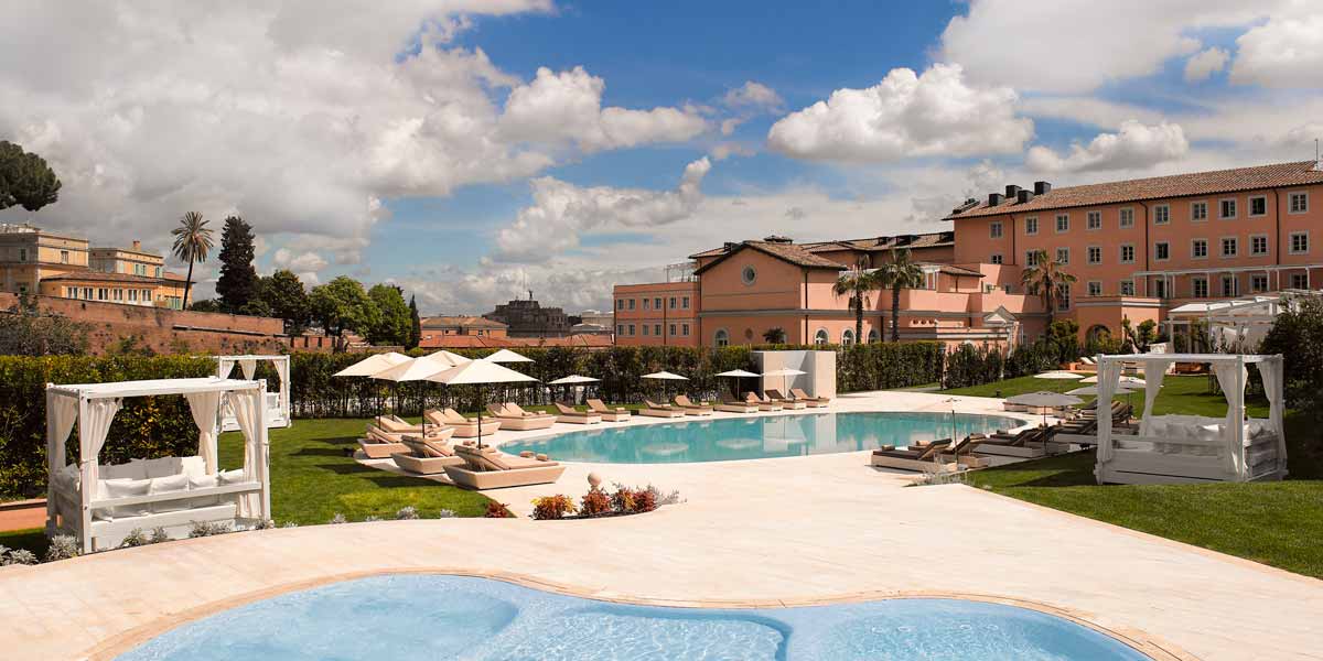 Gran melia rome villa agrippina event spaces prestigious venues Villa agrippina roma