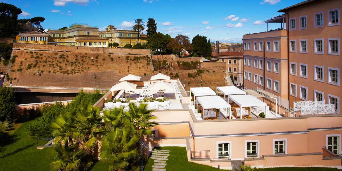 Gran melia rome villa agrippina event spaces prestigious venues Villa agrippina roma