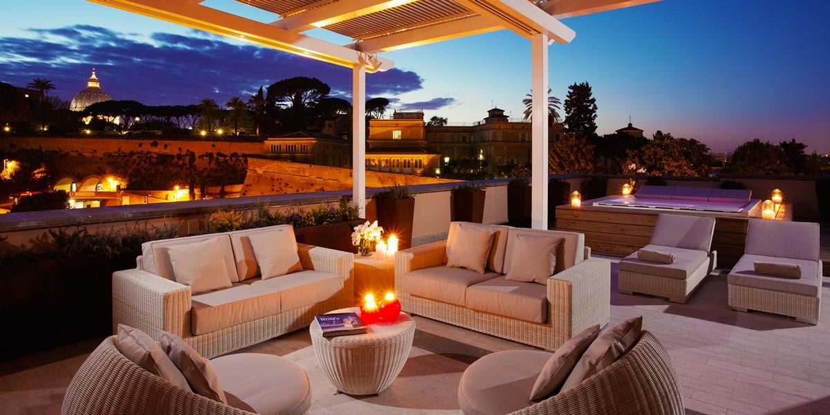 Gran melia rome villa agrippina event spaces prestigious venues Hotel villa agrippina roma