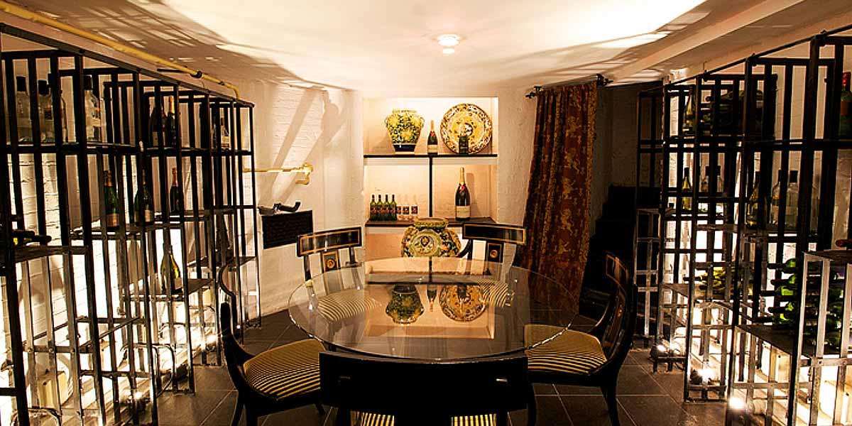 Wine Cellar For Events, London, One Whitehall Place, Prestigious Venues