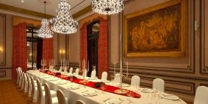 Private Dining Borromeo Room, St Regis Rome, Prestigious Venues
