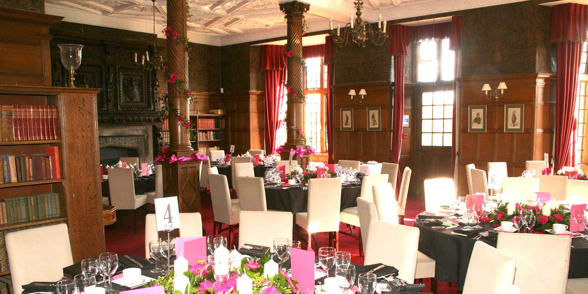Wedding Breakfast Venue, Rushton Hall Hotel And Spa, Prestigious Venues
