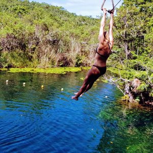 Zip wiring into Cenotes, Prestigious Venues FAM Trip, Mex2017