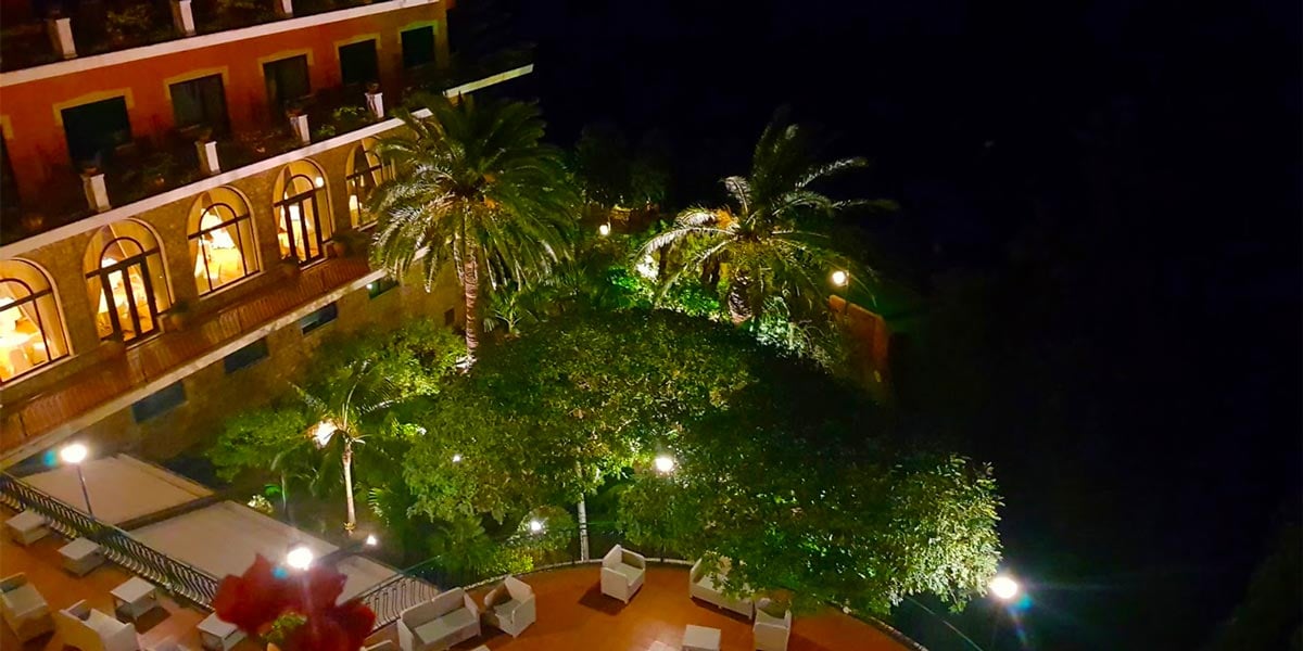 Evening View From The Balcony, Property Exterior, Hotel Villa Diodoro, Prestigious Venues