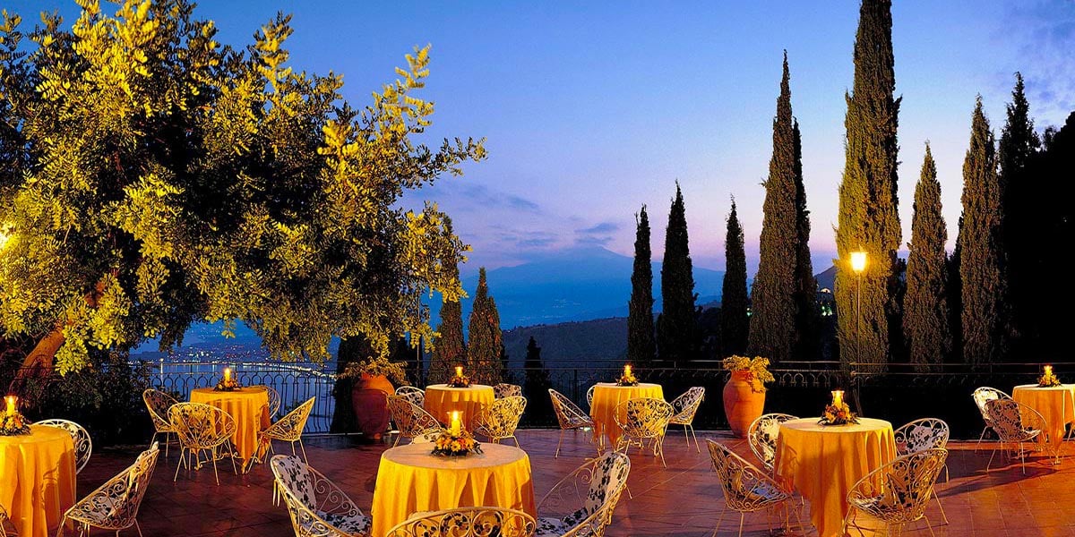 Ocean View Terraces For Events, Hotel Villa Diodoro, Prestigious Venues
