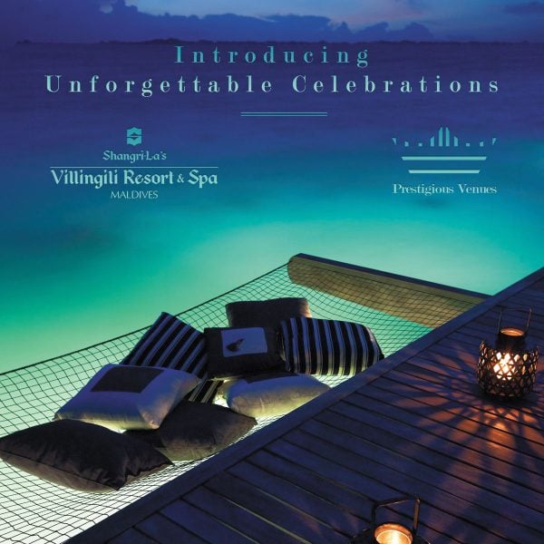 Introducing Unforgettable Celebrations, Shangri La Maldives, Prestigious Venues