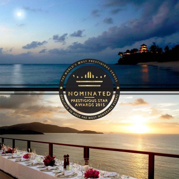 Most Prestigious Private Dining Venue, Necker Island, Prestigious Star Awards 2015