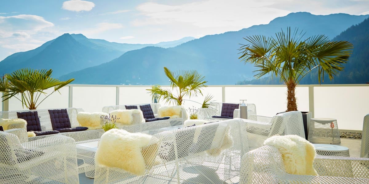The 5th Rooftop Terrace Venue, Hard Rock Hotel Davos, Prestigious Venues