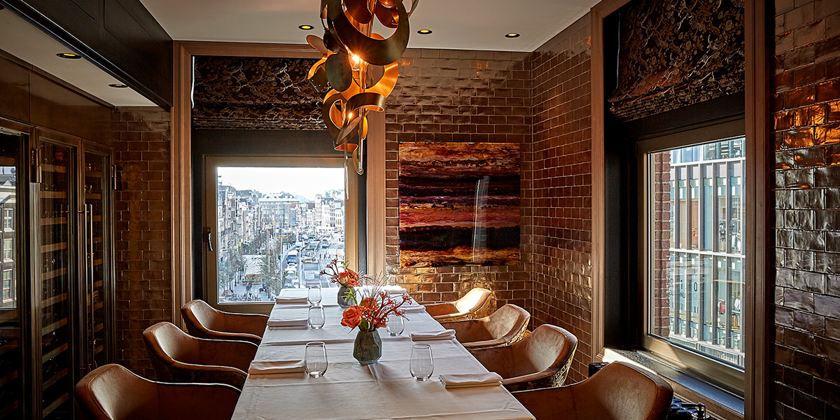 Private Chefs Table in Amsterdam, Hotel TwentySeven, Prestigious Venues