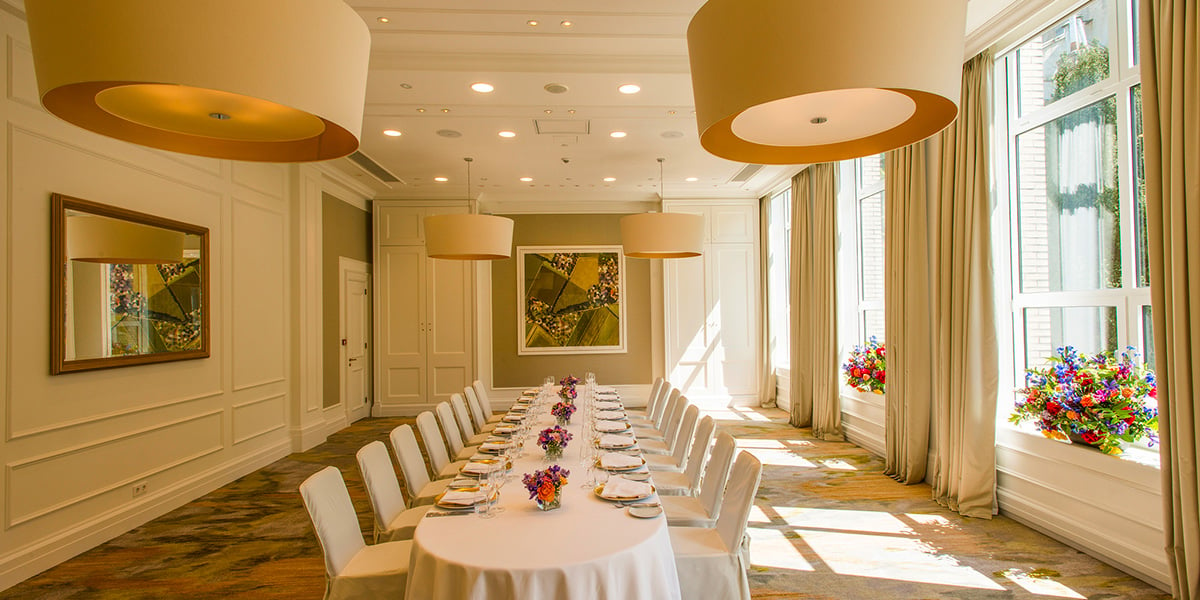 Private Dining in Kemp, Waldorf Astoria Amsterdam, Prestigious Venues