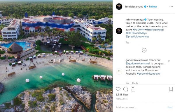 Hard Rock Hotel Riviera Maya, Beach Venue, PVSMW 2019, Prestigious Venues