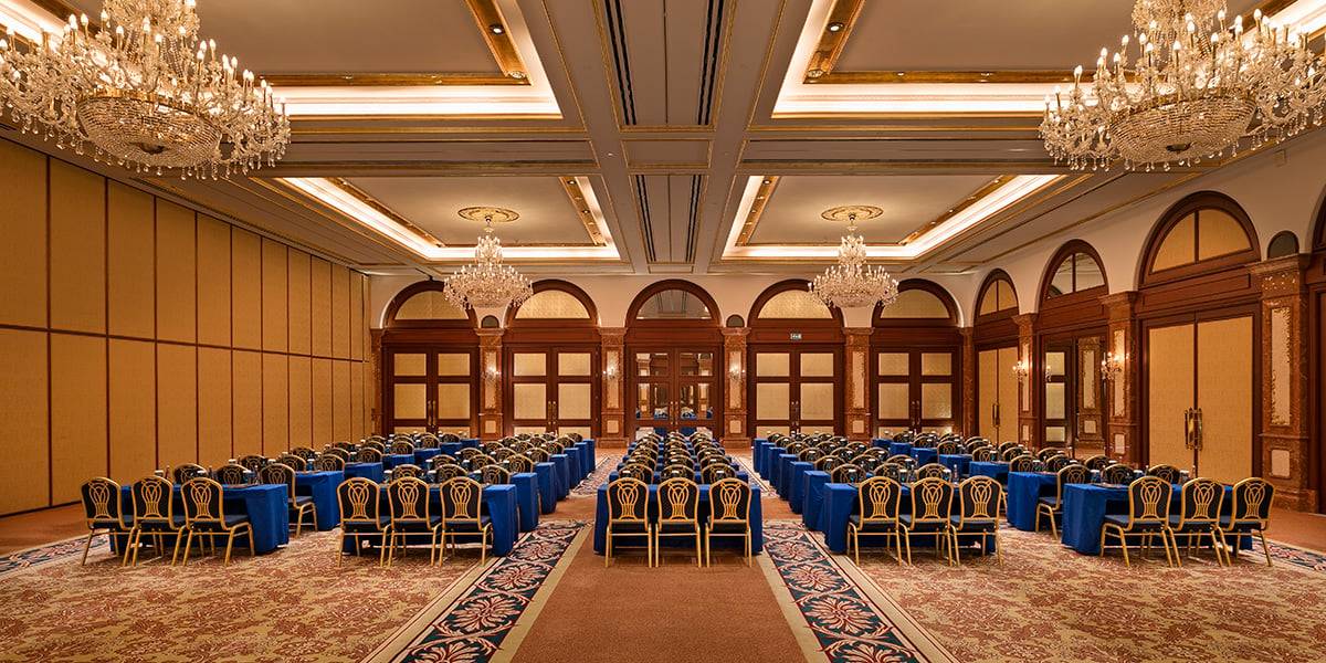 Dolmabahce Ballroom at Titanic Mardan Palace