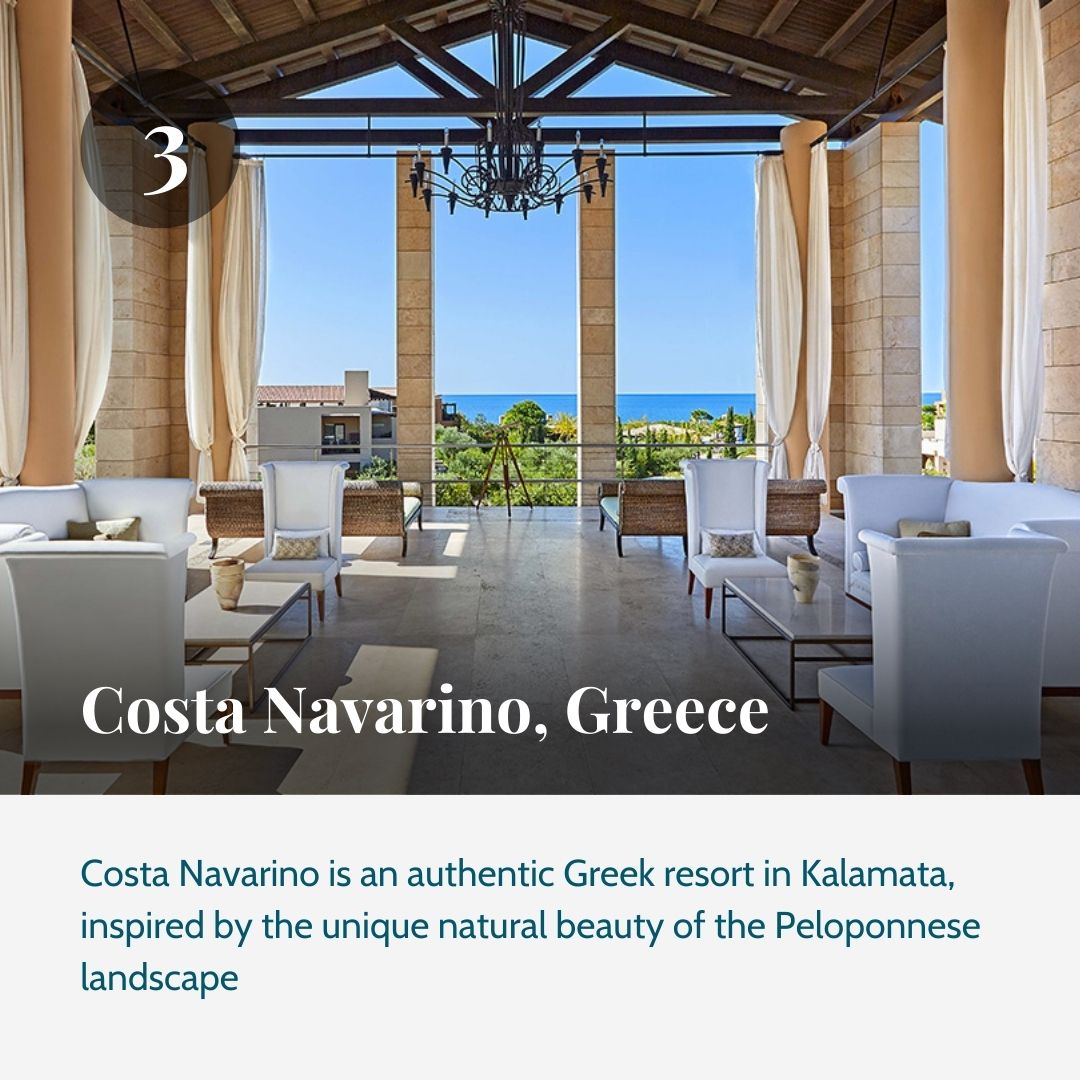 Costa Navarino, Top 5 Beach Venues, Prestigious Venues