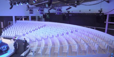 Hal 1 Seating, Silverstone event spaces, Prestigious Venues