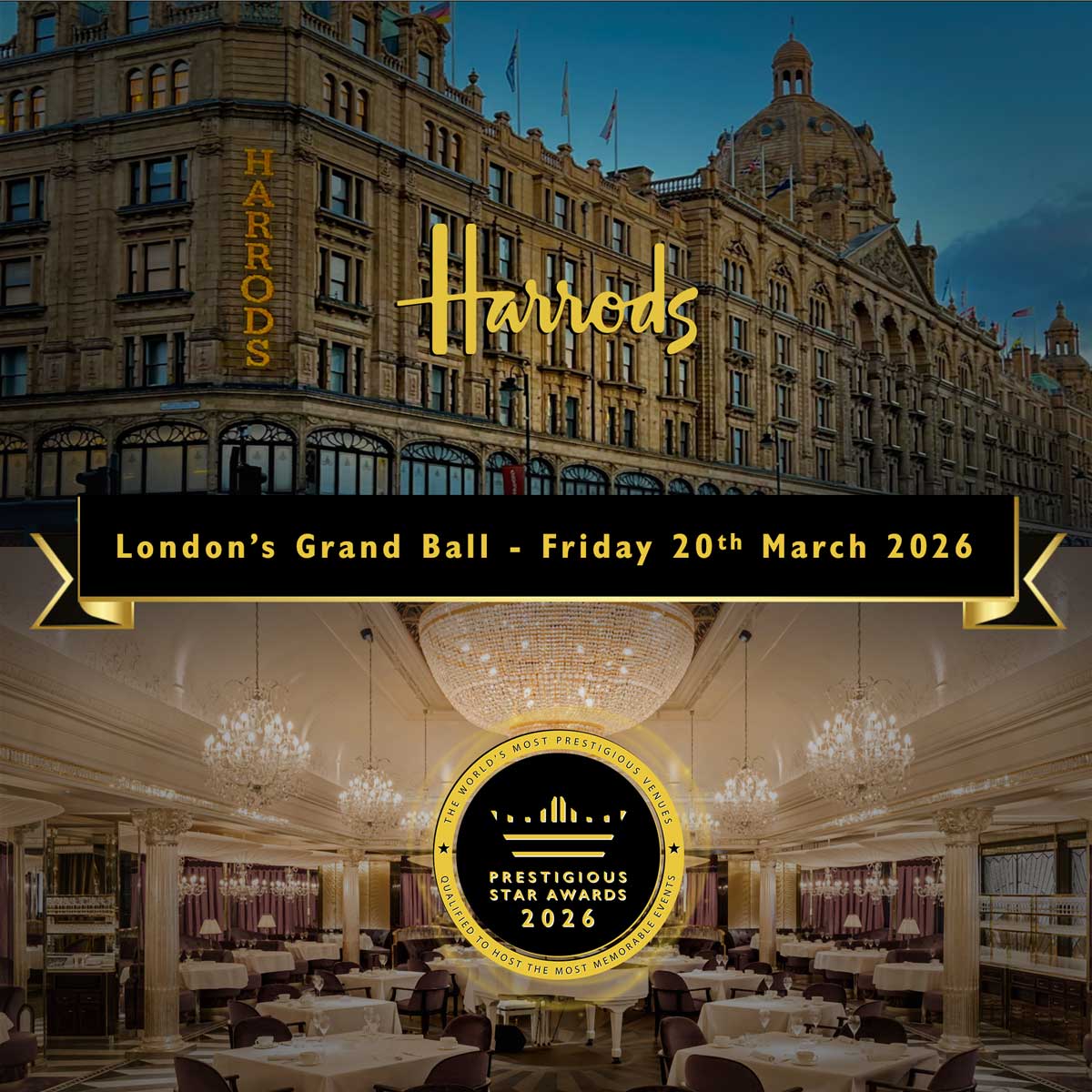London's Grand Ball announced at Harrods