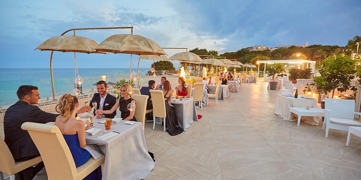 Beach Front, Restaurant, Forte Village Resort, Prestigious Venues