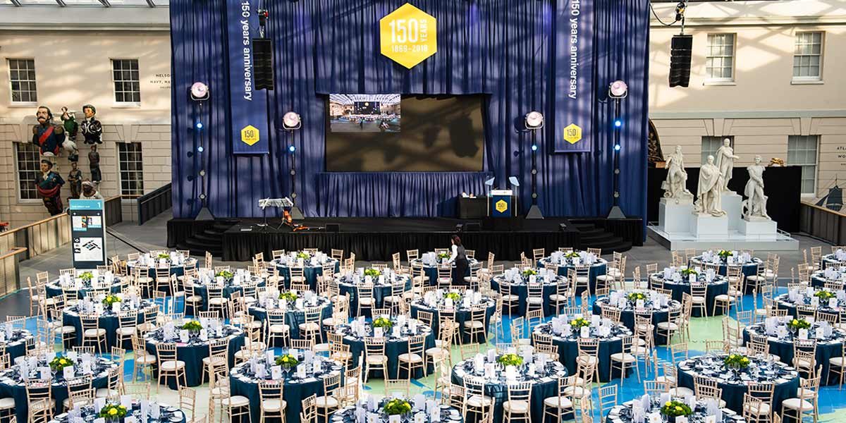 Dinner Setup, National Maritime Museum, Prestigious Venues