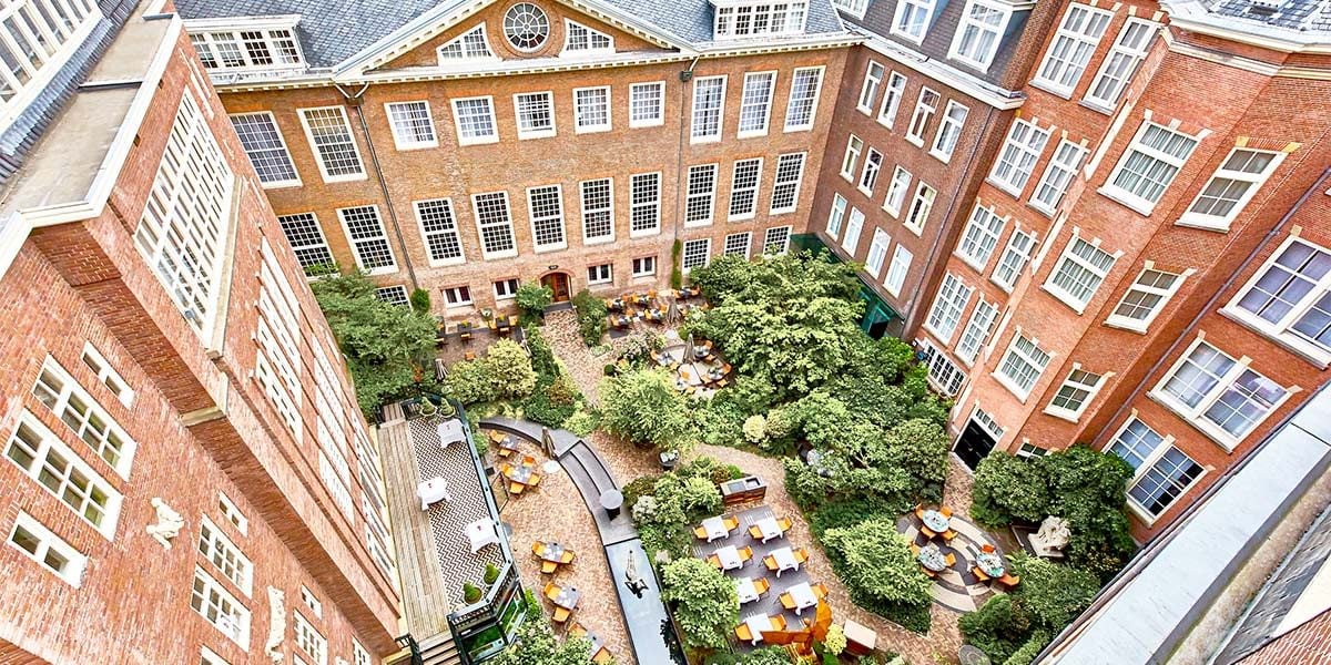 Garden Terrace View, Sofitel Legend The Grand Amsterdam, Prestigious Venues