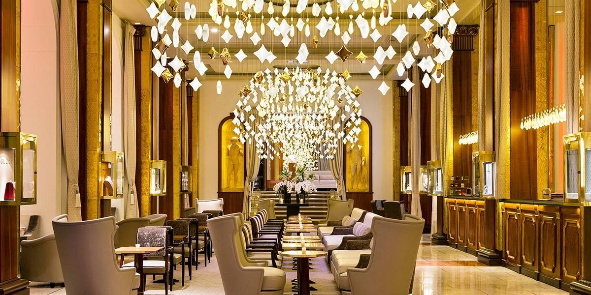 Luxury Hotel Lobby, Hotel Barriere Le Majestic Cannes, Prestigious Venues