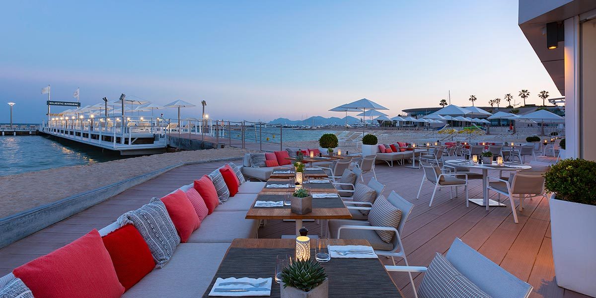 Outdoor Deck Event Space, Hotel Barriere Le Majestic Cannes, Prestigious Venues