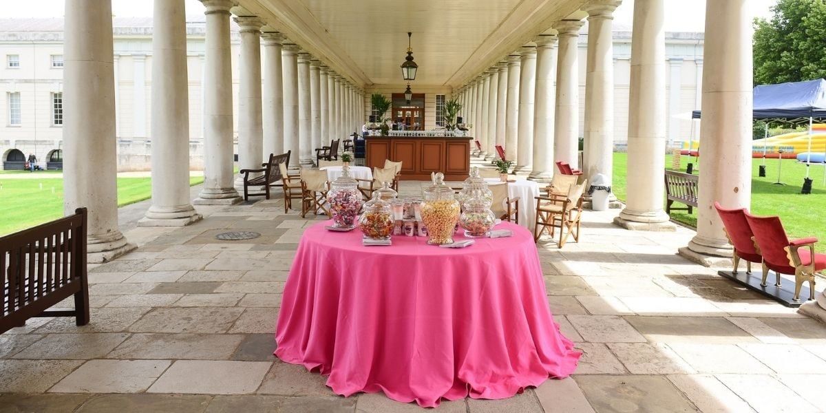 Outdoor Reception Event, Queen's House, Prestigious Venues