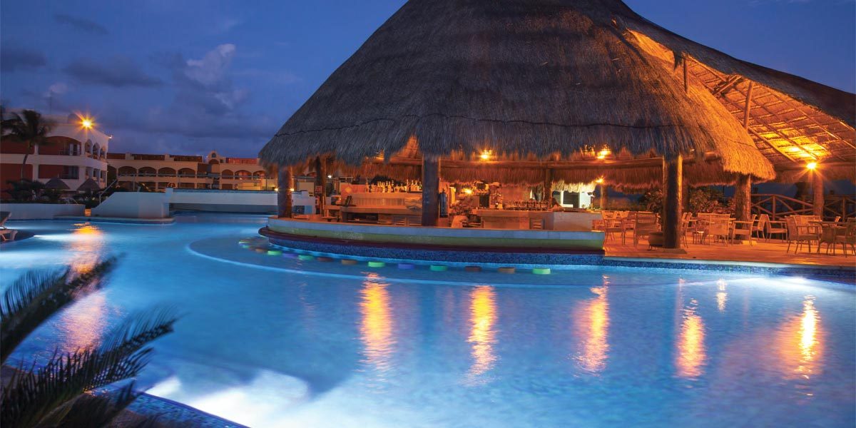 Pool Bar By Night, Hard Rock Hotel Riviera Maya, Prestigious Venues
