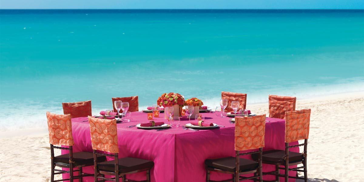 Private Dinner On The Beach, Hard Rock Hotel Riviera Maya, Prestigious Venues