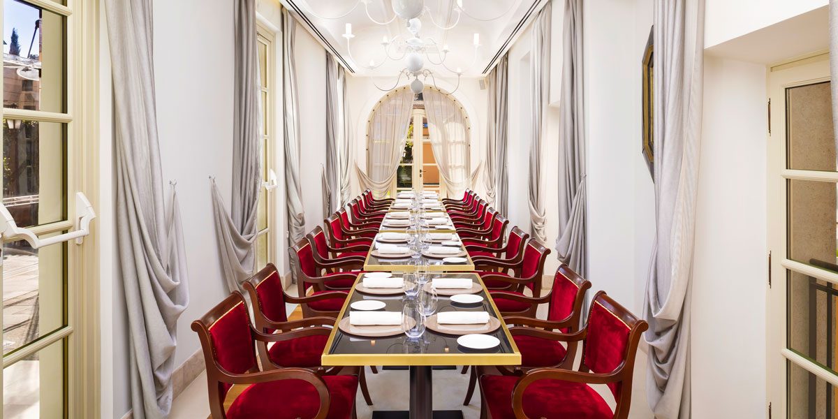 Private Dinner Space, Gran Melia Rome Villa Agrippina, Prestigious Venues