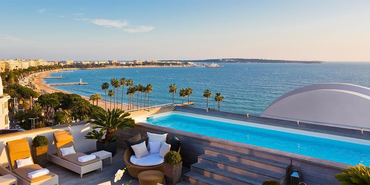 Rooftop Pool Venue, Hotel Barriere Le Majestic Cannes, Prestigious Venues