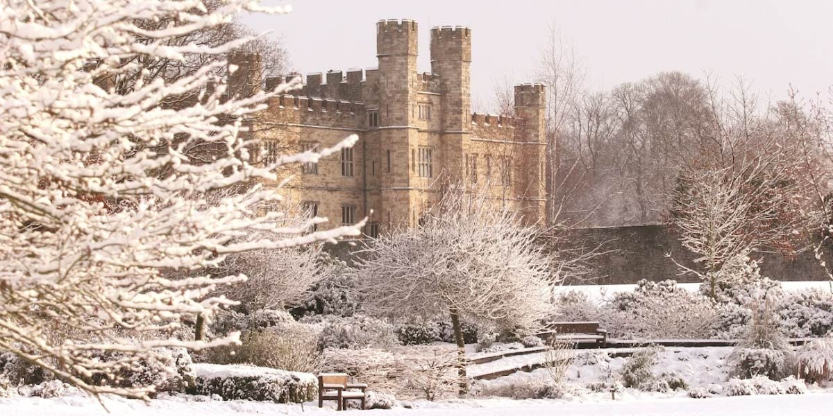 Snow Scene, Leeds Castle, Prestigious Venues Snow Scene, Leeds Castle, Prestigious Venues