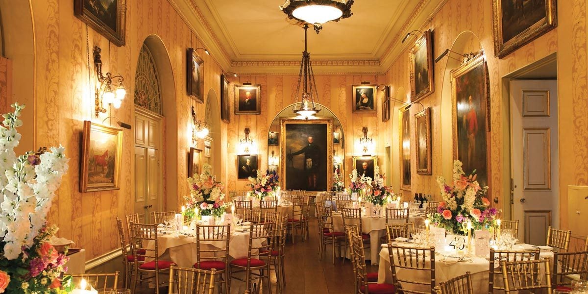 Wedding Reception Venues, Supper Room, Goodwood House, Prestigious Venues Wedding Reception Venues, Supper Room, Goodwood House, Prestigious Venues