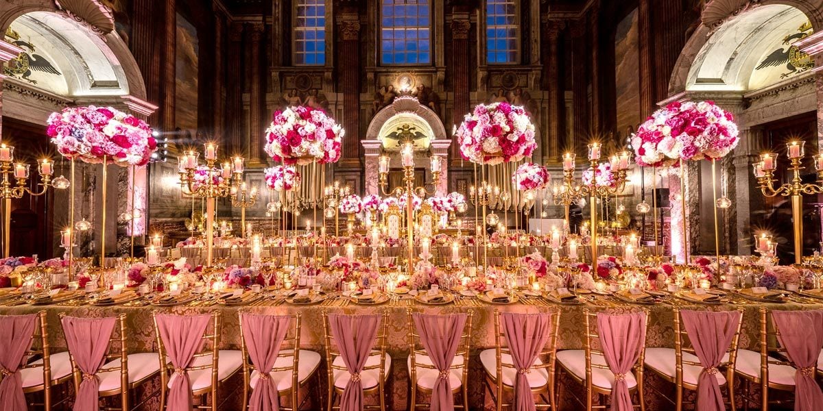 Wedding Venue Setup, Blenheim Palace, Prestigious Venues